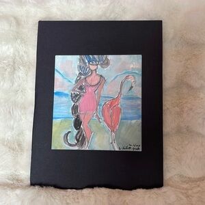 HANDCRAFTED Handmade hand crafted painting by Me Sinta Margot Ibiza as title